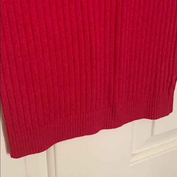 A New Day Brand Hot Pink V-Neck Style Sweater - Picture 5 of 6
